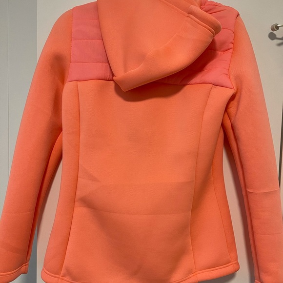 Brand New Joe Fresh fitted active wear jacket. Size Medium. Neon orange - Picture 3 of 3